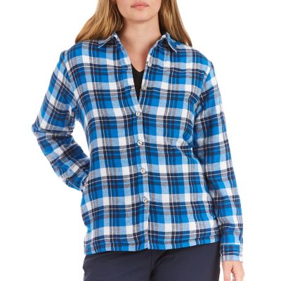 Smith's American Women's Fleece-Lined Flannel Plaid Shirt Jacket