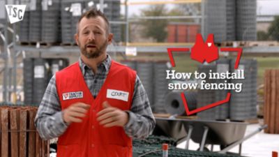 Image showing  100 ft. x 4 ft. Sno-Guard Fence, Green