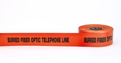 Mutual Industries 3 in. x 1,000 ft. Orange Non-Detectable Tele/Fiberoptic Marking Tape