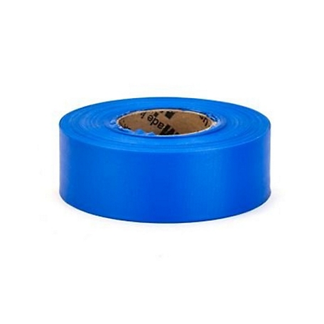 Mutual Industries 1-3/16 in. x 100 yd. Ultra Glo High Visibility Flagging Tape, Blue