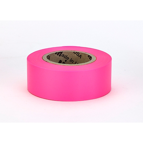 Mutual Industries 1-3/16 in. x 50 yd. Ultra Glo High Visibility Flagging  Tape, Pink, 12-Pack at Tractor Supply Co.
