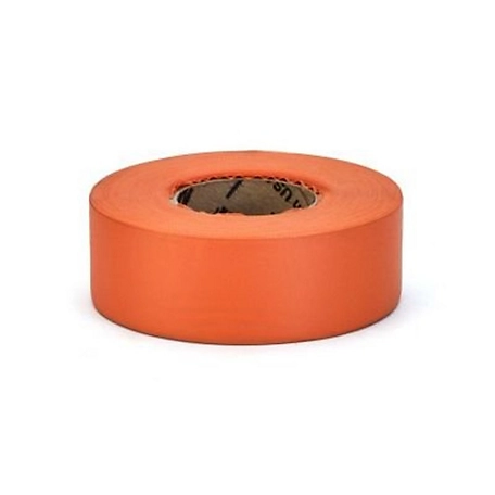 Mutual Industries 1-3/16 in. x 100 yd. Ultra Standard High Visibility Flagging Tape, Orange, 12-Pack