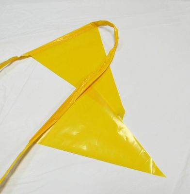 Image showing  Yellow Pennant Flags, 60 ft., 10 pk.