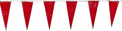 Mutual Industries Red Pennant Flags, 60 ft., 10-Pack