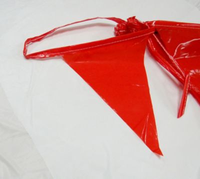 Image showing  Red Pennant Flags, 60 ft., 10 pk.