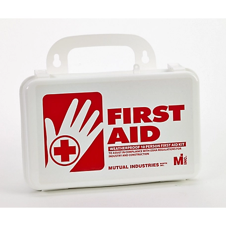 Mutual Industries 50 Person First Aid Kit, White