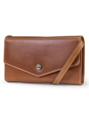 Timberland Buff Apache Leather Envelope Clutch Wallet