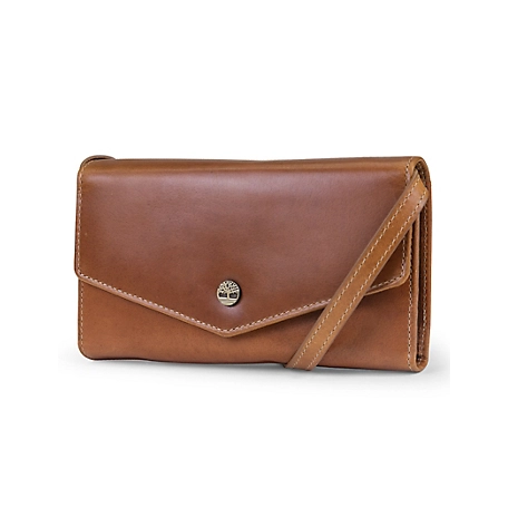 Timberland Buff Apache Leather Envelope Clutch Wallet