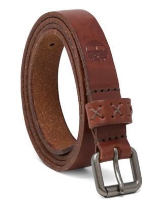 Timberland Women's 20 mm Skinny Tonal Keeper Stitch Belt