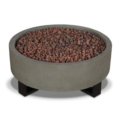 Image showing  Ideldale Round Propane Fire Bowl, Glacier Gray