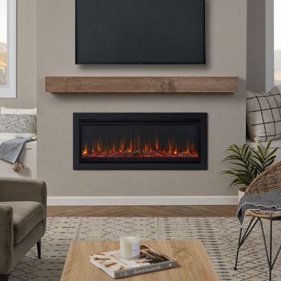Real Flame 49 in. Wall-Mounted/Recessed Electric Fireplace Insert