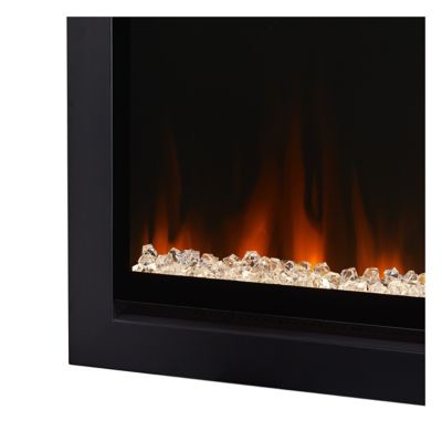 Image showing 6 th Real Flame Electric Indoor Wall-Mounted/Recessed Fireplace Insert, 49 in.