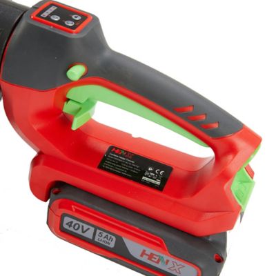 Image showing  24 in. 40V Cordless Brushless Hedge Trimmer with Charger and Battery, Multicolor