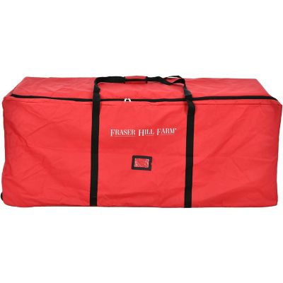 Fraser Hill Farm 3-Wheel Rolling Storage Bag for Christmas Trees Up to 7.5 ft.