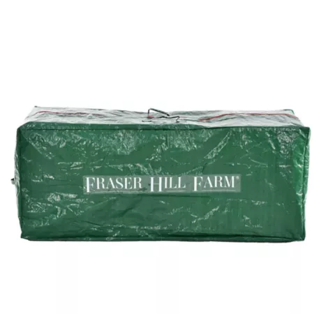 Fraser Hill Farm Heavy Duty Storage Bag for Christmas Trees up to 7.5 Feet Green Holiday Storage