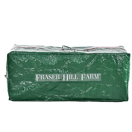 Fraser Hill Farm Heavy-Duty Storage Bag for Christmas Trees Up to 7.5 ft., Green