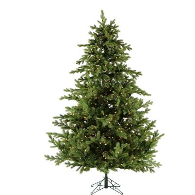 Christmas Time 7.5 ft. Pre-Lit Virginia Fir Artificial Christmas Tree