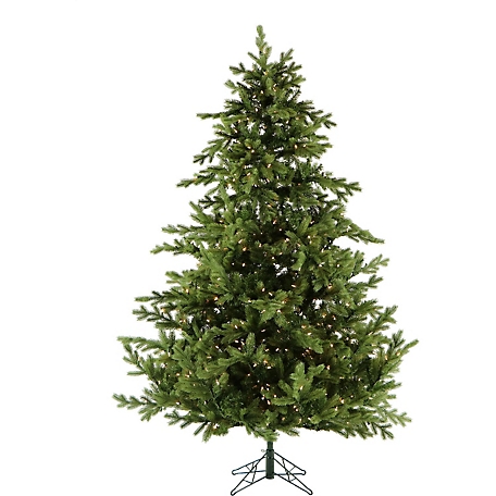 Christmas Time 7.5 ft. Virginia Fir Christmas Tree with Smart String Lighting