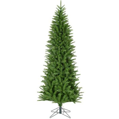 Fraser Hill Farm 7.5 ft. Winter Falls Slim-Silhouette Christmas Tree