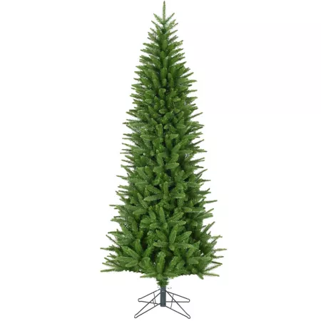 Fraser Hill Farm 9 ft Winter Falls Slim Figure Christmas Tree Artificial Christmas Trees