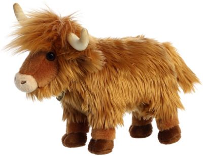 Aurora Toy Highland Cattle Plush Toy, 10 in.