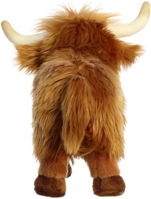 Image showing  Toy Highland Cattle Stuffed Animal, 10 in.