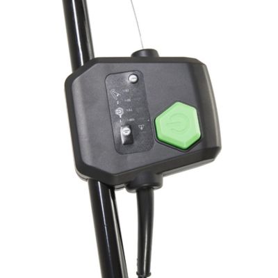 Image showing  16 in. 40V Cordless Electric Brushless Hand Push Lawn Mower, Charger and Battery Included, Multicolor