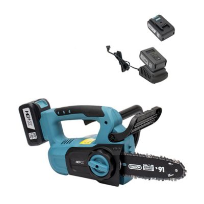 Henx 8 in. 20V Cordless Chainsaw, Charger and Battery Included, H20LJ08