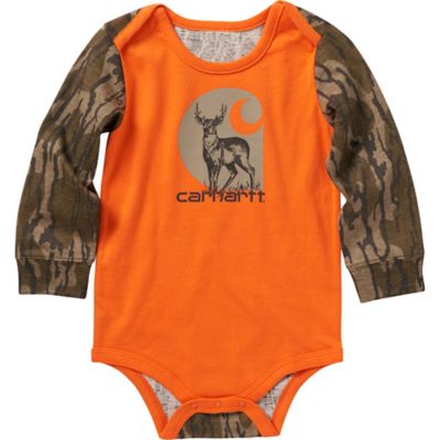 Carhartt Infant Long-Sleeve Camo Deer Bodysuit at Tractor Supply Co.