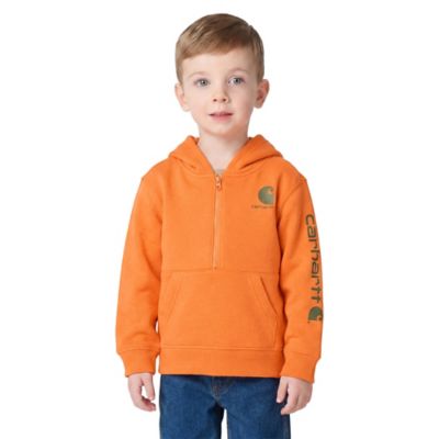 Carhartt Boys Long-Sleeve Half-Zip Hoodie