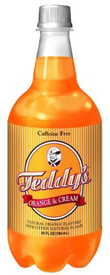 Teddy's Orange & Cream Soda, 26 oz., 133,