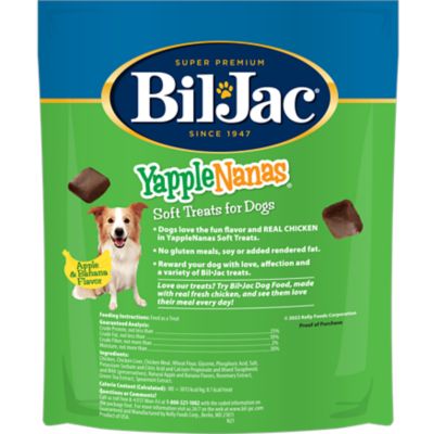 Image showing  Yapplenanas Chicken, Apple and Banana Flavor Soft Dog Chew Treats, 10 oz.
