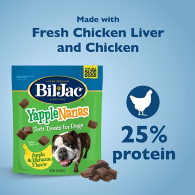 Image showing  Yapplenanas Chicken, Apple and Banana Flavor Soft Dog Chew Treats, 10 oz.