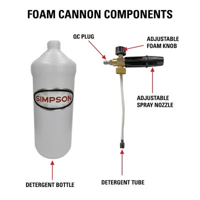 Image showing  4,000 PSI Pressure Washer Foam Cannon