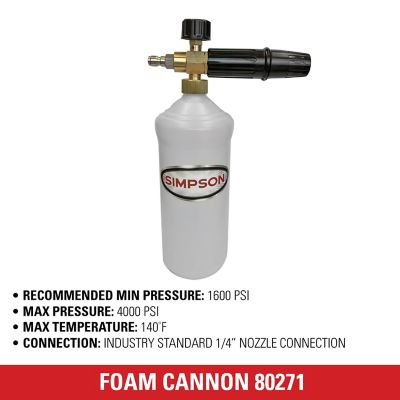 Image showing  4,000 PSI Pressure Washer Foam Cannon