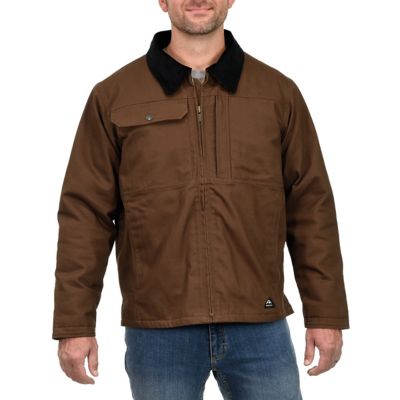Ridgecut Fleece-Lined Super-Duty Sanded Duck Jacket A jacket to wear with a hat