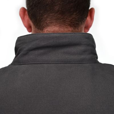 Image showing 9 th Ridgecut Men's Quilted Fleece-Lined Super-Duty Sanded Duck Vest, Grey