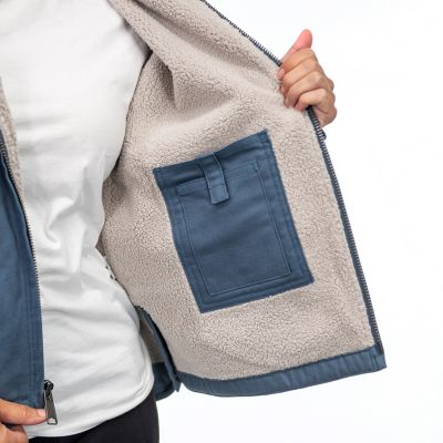 Image showing  Women's Sherpa-Lined Duck Hooded Jacket