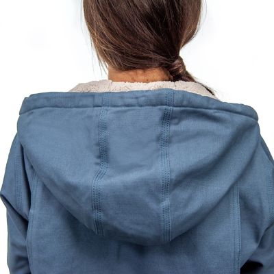 Image showing 7 th Ridgecut Women's Sherpa-Lined Duck Hooded Jacket