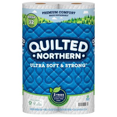 Quilted Northern Ultra Soft & Strong Toilet Paper, 8 Mega Rolls