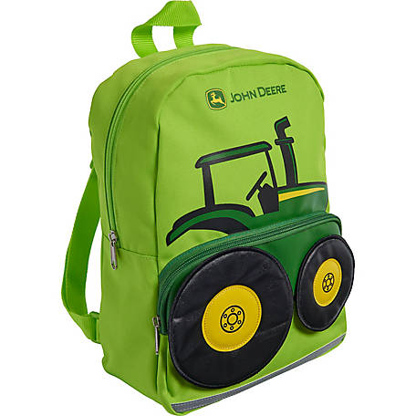 John Deere Tractor Child's Kid's Black Backpack Lunchbox NWTJ2L347KC 