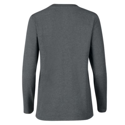 Image showing  Women's Solid Scoop Neck Long-Sleeve T-Shirt