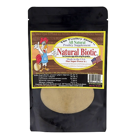 The Poultry Store Natural Biotic Chicken Supplement, 5 oz.
