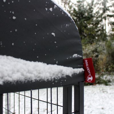 Image showing  Studio & Studio Jr 4 x 4 ft. Canopy Kennel Cover, Steel Grey