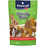 Vitakraft Crunchy Bears Small Animal Treat - Made with Real Vegetables - for Rabbits, Guinea Pigs, and Hamsters Price pending