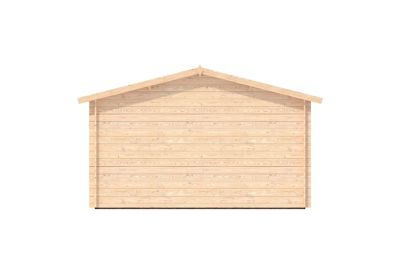 Image showing  13 ft. x 13 ft. Alva D Garden House Log Cabin Kit