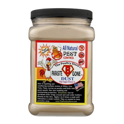 The Poultry Store Natural Parasite B Gone Chicken Dust, Large