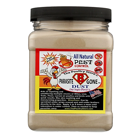 The Poultry Store Natural Parasite B Gone Chicken Dust, 1 lb.