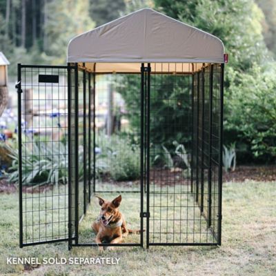 Image showing  Villa Canopy Pet Kennel Cover, 4 ft. x 8 ft., Khaki