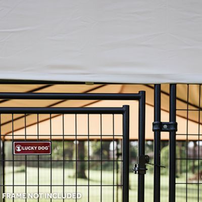 Image showing  Villa Canopy Pet Kennel Cover, 4 ft. x 8 ft., Khaki